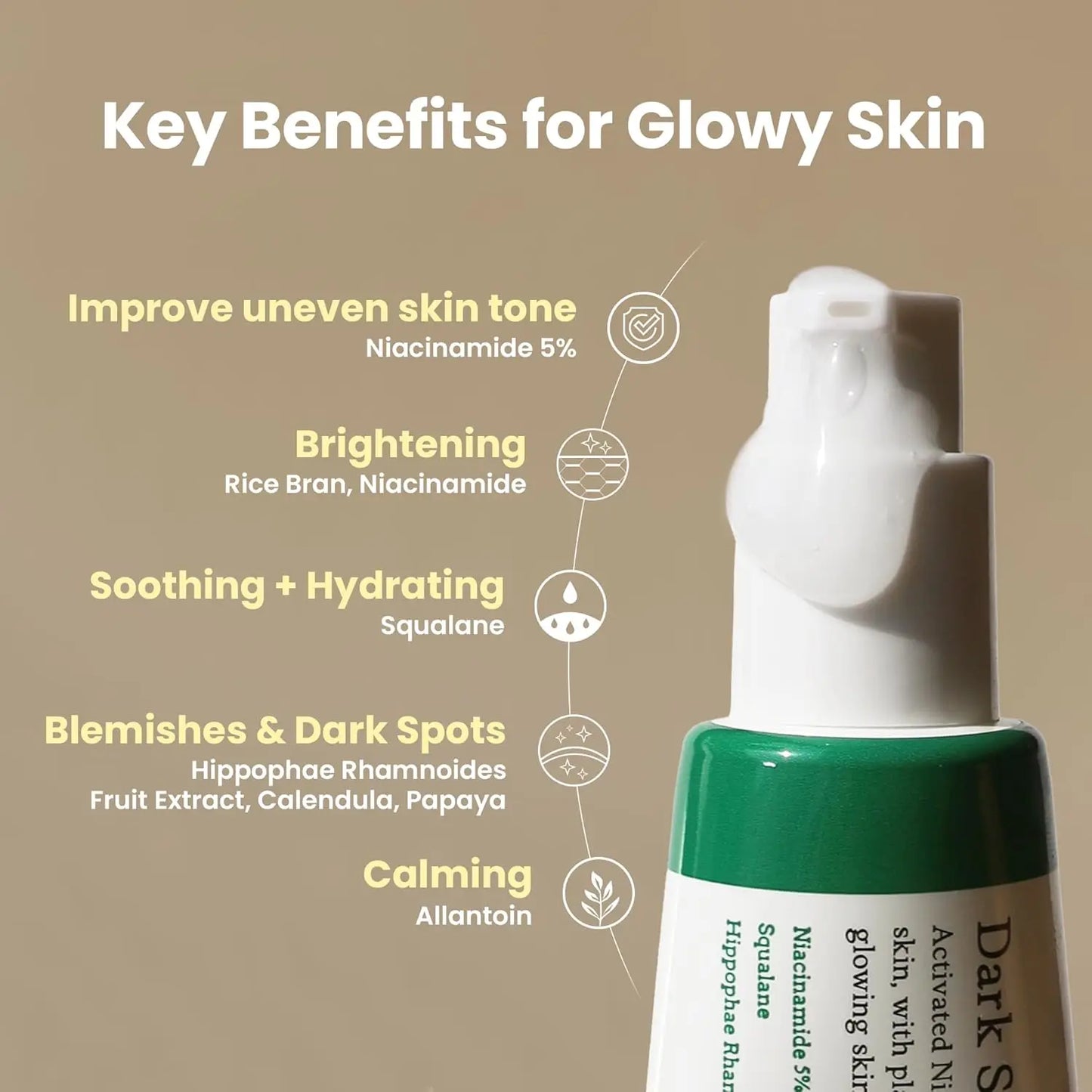 AXIS‑Y Dark Spot Correcting Glow Serum (5 % Niacinamide, Rice Bran, Squalane) – 50 ml
